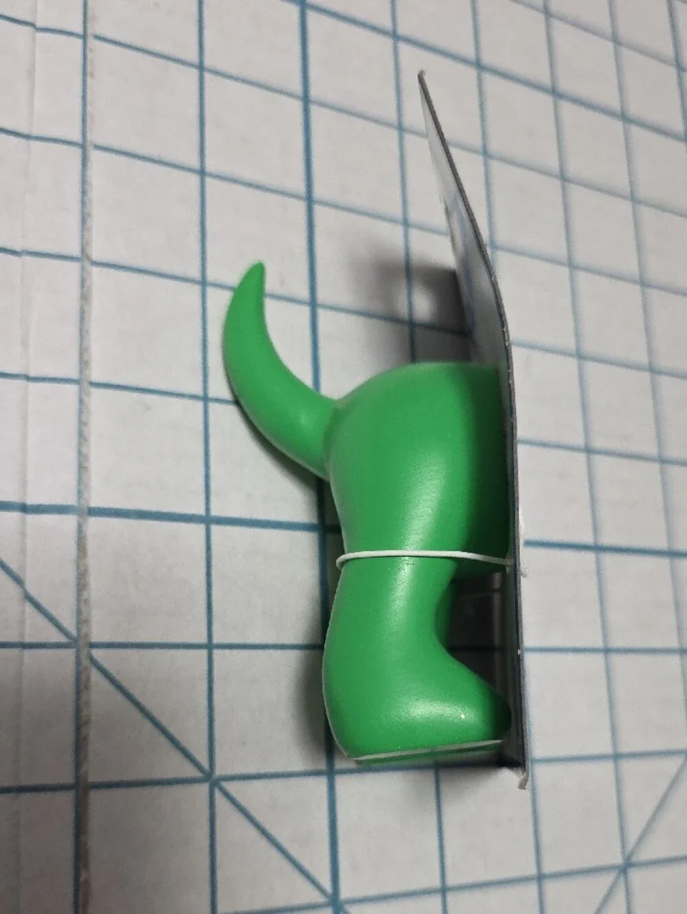 I'm A Lucky Dog Bright Green Tail Wall Hook - Playful Home Hook, NIP